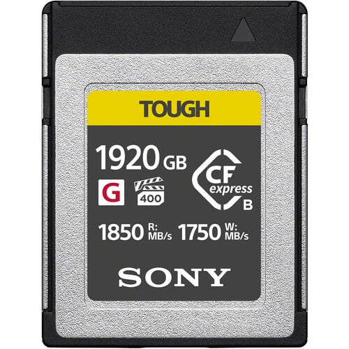 Sony 1920GB CFexpress Type B TOUGH Memory Card