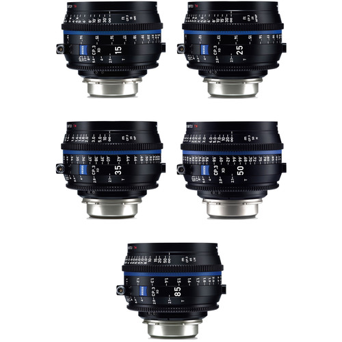 Zeiss CP.3 XD 5-Lens Set (PL Mount)