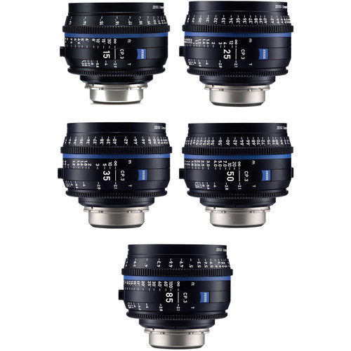 Zeiss CP.3 5-Lens Set (PL Mount)