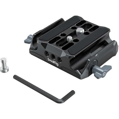 SmallRig Universal LWS Baseplate with Dual 15mm Rod Clamp