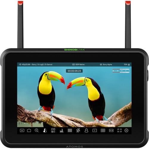 Atomos Shinobi 7 RX HDMI/SDI Monitor with Wireless Receiver