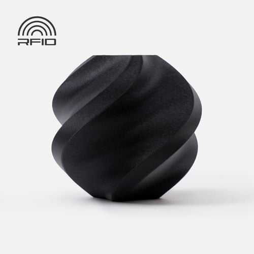Bambu PLA Matte-Charcoal- with Bambu Reusable Spool