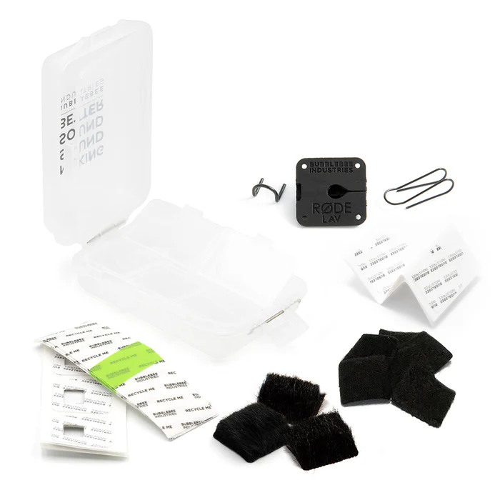 Bubblebee Mic Hiding Kit for Rode Lavalier, Black for Rode Lav series
