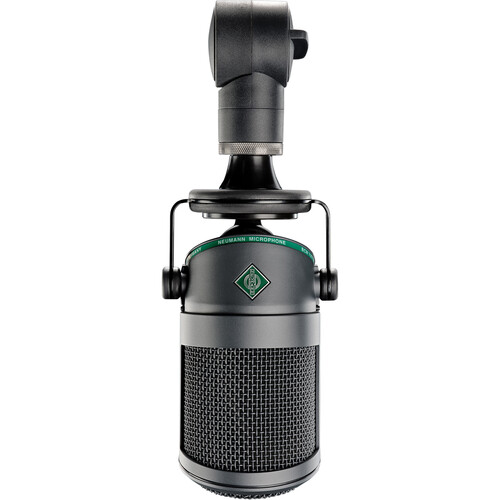 Neumann Broadcast Microphone, Dynamic, Hypercardioid, XLR-3 M, Black