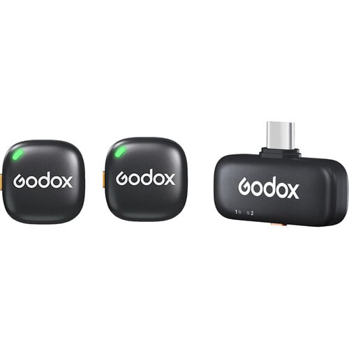 Godox 2.4GHz Dual cube Wireless Microphone System