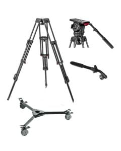Sachtler Video 18 S2 Head System with ENG 2D Aluminum Tripod, Pan Bar & Dolly S