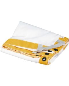 Matthews Butterfly/Overhead Fabric - 6x6' - White Artificial Silk