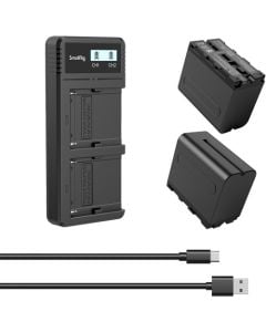SmallRig Battery and Charger Kit For Sony NP-F970 3823 (2 Batteries & 1 Charger)