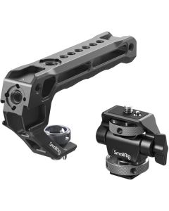 SmallRig Top Handle with Monitor Support Kit (Compatible with Cold Shoe)