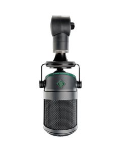 Neumann Broadcast Microphone, Dynamic, Hypercardioid, XLR-3 M, Black