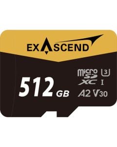 Exascend 512GB Catalyst UHS-I microSDXC Memory Card(Read:175MB/S, Write:150MB/S)