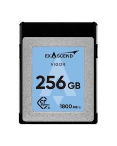 Exascend 256GB VIGOR CFexpress 2.0 Type B Memory Card(Read:1800MB/S, Write:1700MB/S)