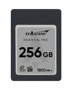 Exascend Essential Pro CFexpress TypeA  4.0 Card 256GB/ Read: 1800 MB/s, Write: 1650 MB/s