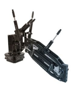 Flowcine Black Arm Complete Dampening System with 42-57 lb Anti-Vibration Mount & Pro Case