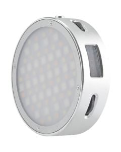 Godox Round Mini RGB LED Magnetic Light (Silver)