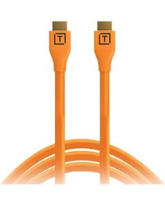 Tether Tools TetherPro HDMI Cable with Ethernet (Orange, 15')