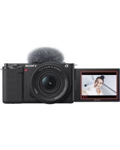 Sony ZV-E10 Mirrorless Camera with 16-50mm f/3.5-5.6 II Lens (Black)