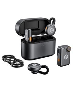 Hollyland LARK M2S Combo 2-Person Wireless Microphone System for Cameras and Mobile Devices (Camera RX+USB-C RX+ Lightning Cable)