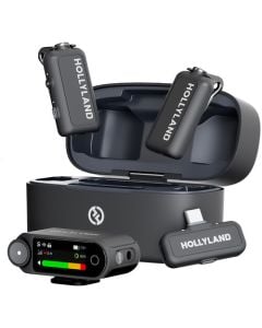 Hollyland LARK MAX 2-Person Wireless Microphone Combo (Space Gray)