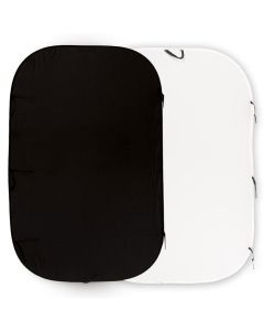 Manfrotto Collapsible, Reversible Background - 6x9' - Black/White
