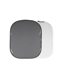 Manfrotto Collapsible reversible background (5'x6' White/Mid Gray)