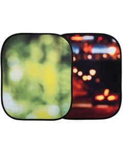 Manfrotto Collapsible Background (4x5', Summer Foliage / City Lights)