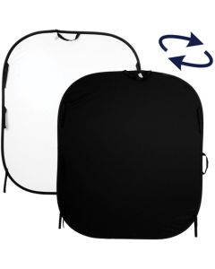 Manfrotto Collapsible Reversible Background (5 x 6', Black/White)