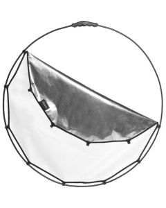 Manfrotto Halo Compact Reflector (Silver/White, 32")