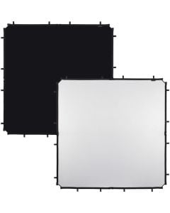Manfrotto SkyRapid Fabric 1.5x1.5m Black/White Fabric (5 x 5')