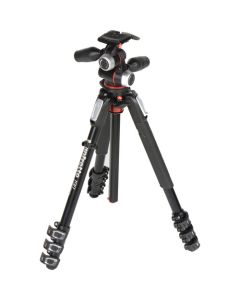 Manfrotto MK190XPRO4-3W Aluminum Tripod with 3-Way Pan/Tilt Head