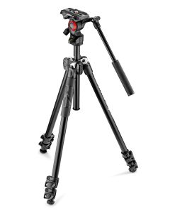 Manfrotto 290 Light Alu Tripod with Befree Live Fluid Video Head