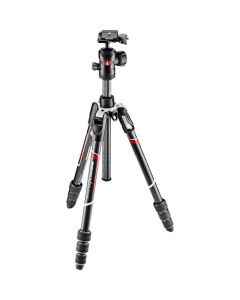 Manfrotto Befree Advanced Carbon Fiber Travel Tripod with 494 Ball Head (Twist Locks, Black)