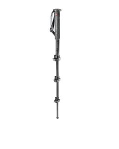 Manfrotto XPRO 4-Section photo monopod, carbon fibre with Quick power
