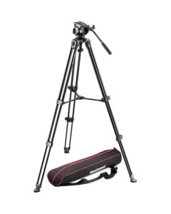 Manfrotto MVH500A Fluid Drag Video Head with MVT502AM Tripod