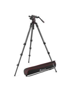 Manfrotto Nitrotech 612 video head, CF Tall Single Legs Tripod