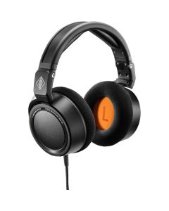 Neumann Closed-back studio headphone, black with black and orange trim