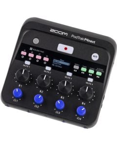 Zoom PodTrak P4next Portable Multitrack Podcast Recorder