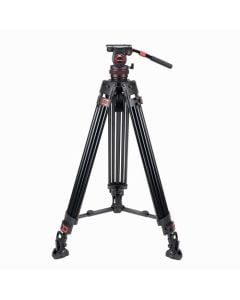 Provision Professional DV3 Pro Aluminium Quick Release Video Tripod Kit with Fluid Head and Bag