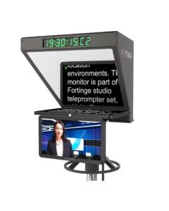 Fortinge ROBO High-Brightness Studio Teleprompter with SDI Input/Output for PTZ Cameras (21")