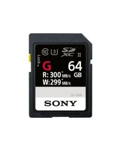 Sony 64GB SF-G Series UHS-II SDXC Memory Card Read/Write 300/299 MB/s best for 4K