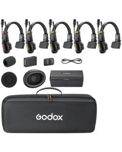 Godox SkyTalk Air 5S 5-Person Full-Duplex Wireless Intercom Headset System (2.4 GHz)