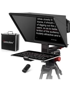 Desview TP170 Portable Teleprompter for Tablets and Smartphones Fits Devices 12.9 to 17"