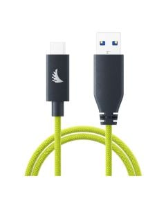 Angelbird USB-A to C 3.2 Solid Flex Cable Lime 32 cm-1 ft