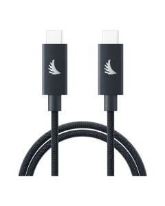 Angelbird USB-C 4.0 Solid Flex Cable Blue Gray 32 cm-1 ft