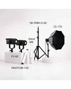 Nanlite TikTok LIVE Mobile Lighting Kit Pro(2x FS-60B, Wand MB, Pavotube II 6C, SB-FMM-O-60 & LS-170)