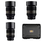 Cooke AP3 Full-Frame T2.4 Anamorphic Prime 3-Lens Set (E Mount, Feet & Meter)