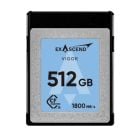 Exascend 512GB VIGOR CFexpress 2.0 Type B Memory Card(Read:1800MB/S, Write:1700MB/S)