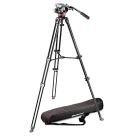 Manfrotto MVK502AM-1 Professional Fluid Video System/Aluminum/Telescopic Twin Leg
