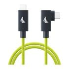 Angelbird USB-C 4.0 Solid Flex Cable Right-Angle Lime 2 m-6.6 ft