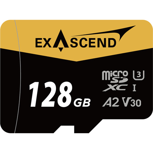 Exascend 128GB Catalyst UHS-I microSDXC Memory Card(Read:175MB/S, Write:150MB/S)